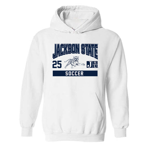 Jackson State - NCAA Women's Soccer : Cora Kmiec - Classic Fashion Shersey Hooded Sweatshirt-0