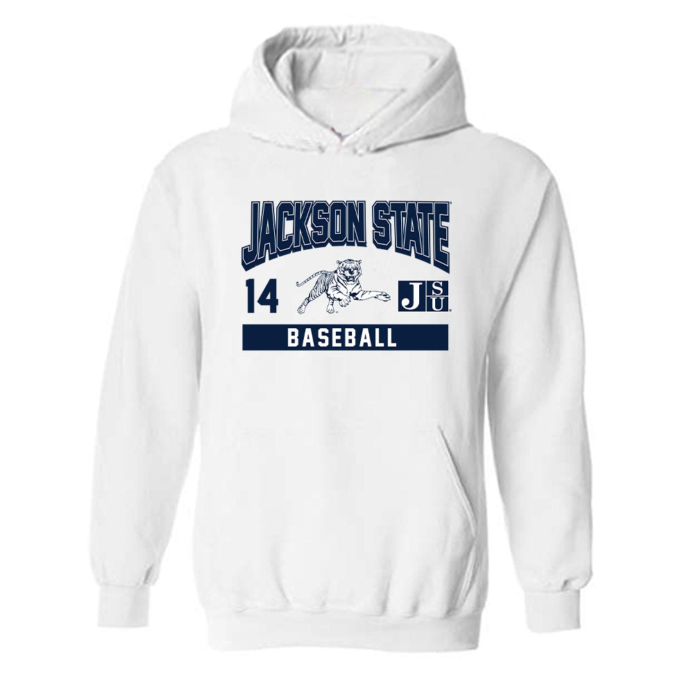 Jackson State - NCAA Baseball : Nkosi Didder - Classic Fashion Shersey Hooded Sweatshirt-0