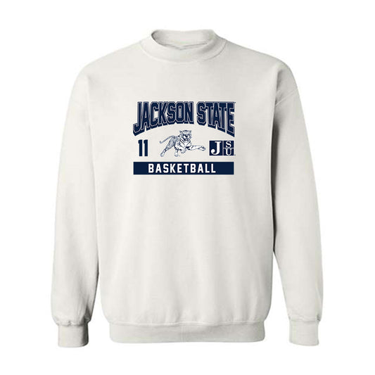 Jackson State - NCAA Men's Basketball : Mike Williams - Classic Fashion Shersey Crewneck Sweatshirt-0
