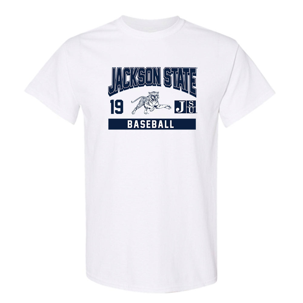 Jackson State - NCAA Baseball : Trae Burton - Classic Fashion Shersey T-Shirt-0