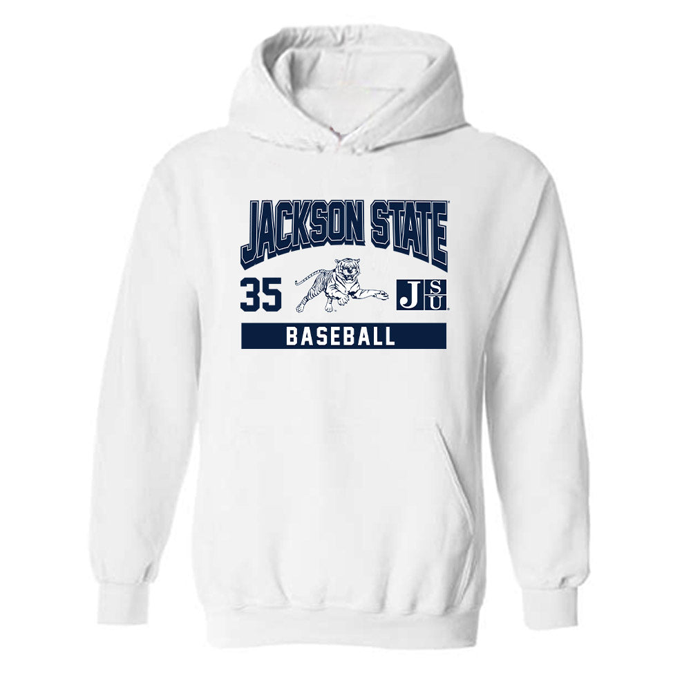 Jackson State - NCAA Baseball : Manuel Toro - Classic Fashion Shersey Hooded Sweatshirt-0