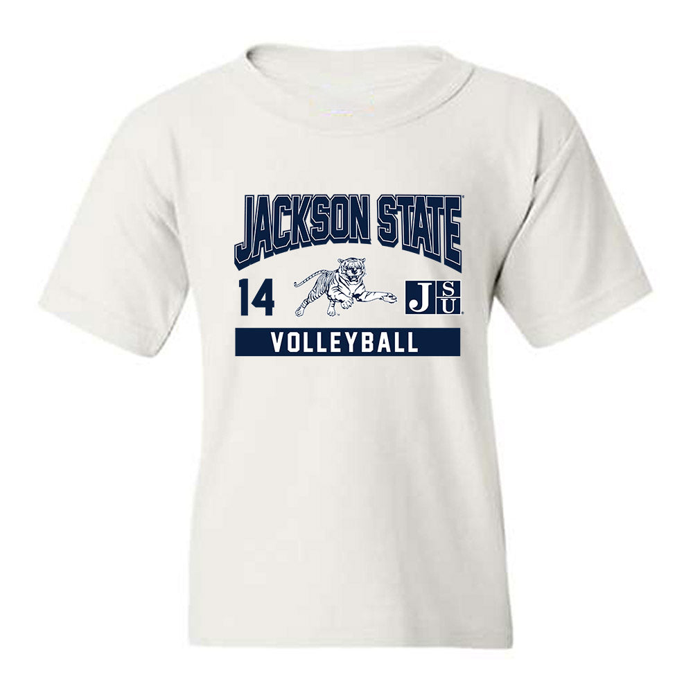 Jackson State - NCAA Women's Volleyball : Ryleigh Davis - Classic Fashion Shersey Youth T-Shirt-0