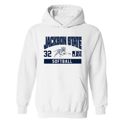 Jackson State - NCAA Softball : Madison McDowell - Classic Fashion Shersey Hooded Sweatshirt-0