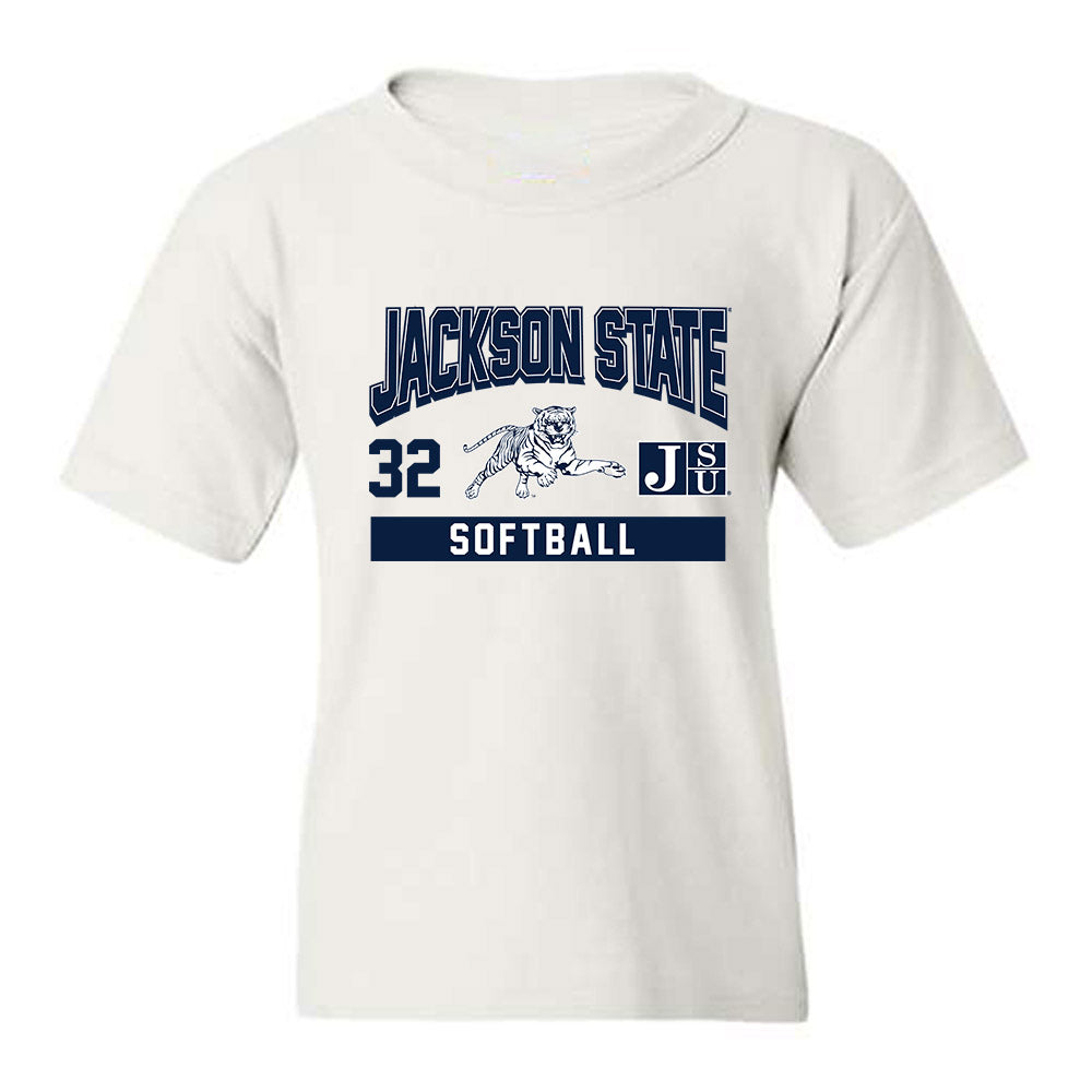 Jackson State - NCAA Softball : Madison McDowell - Classic Fashion Shersey Youth T-Shirt-0