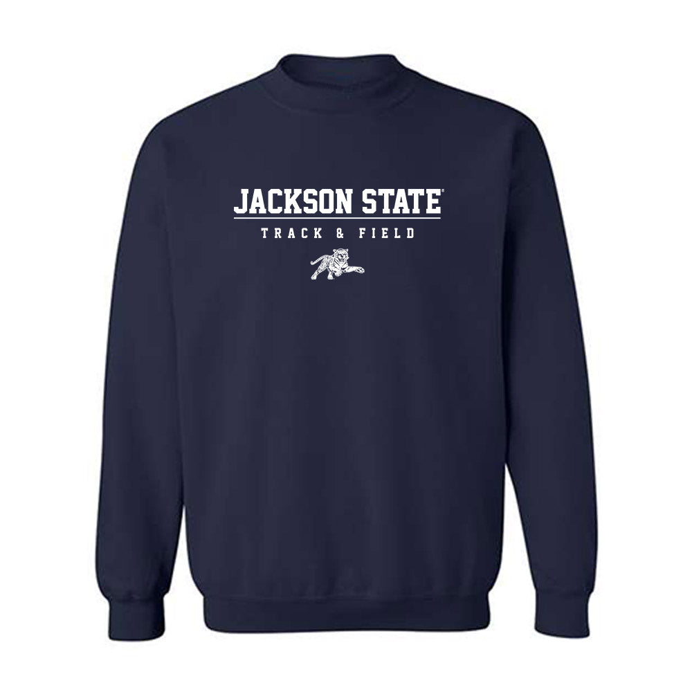 Jackson State - NCAA Men's Track & Field : Korbin Lewis - Classic Shersey Crewneck Sweatshirt-0