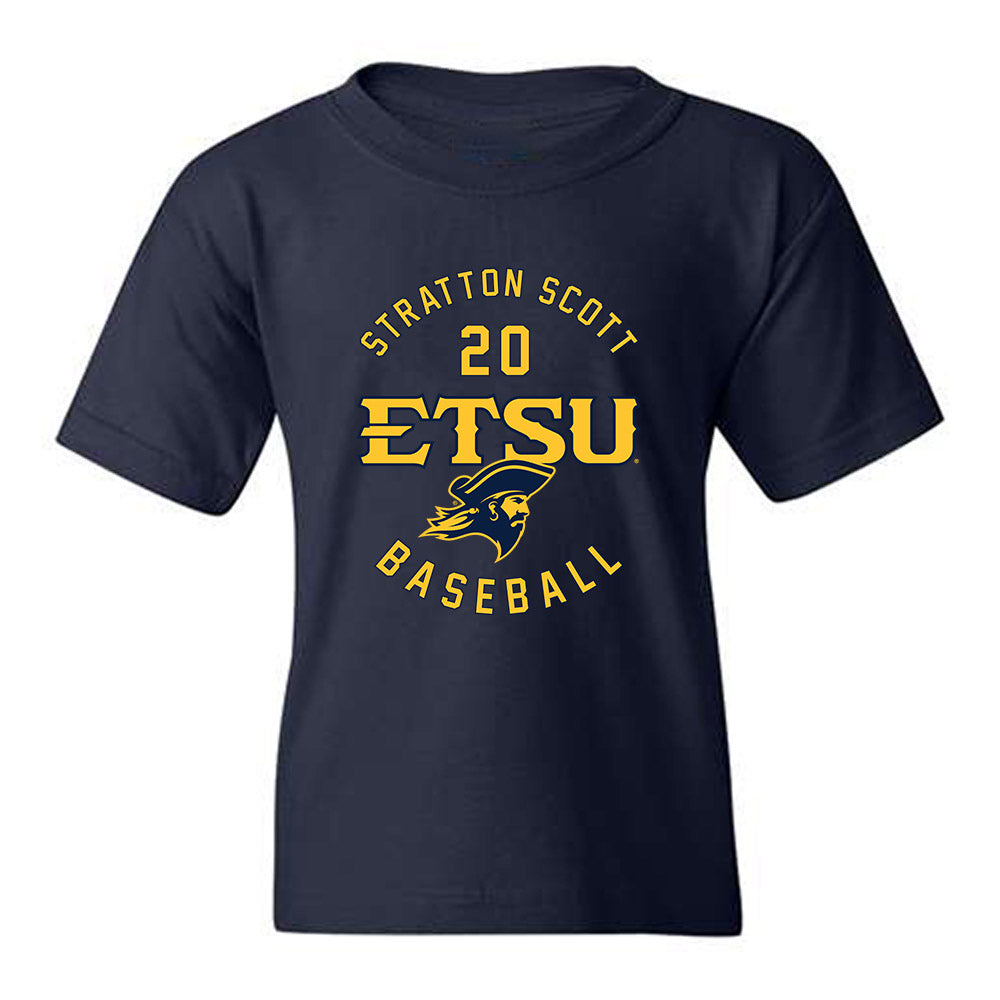 East Tennessee State - NCAA Baseball : Stratton Scott - Classic Fashion Shersey Youth T-Shirt-0