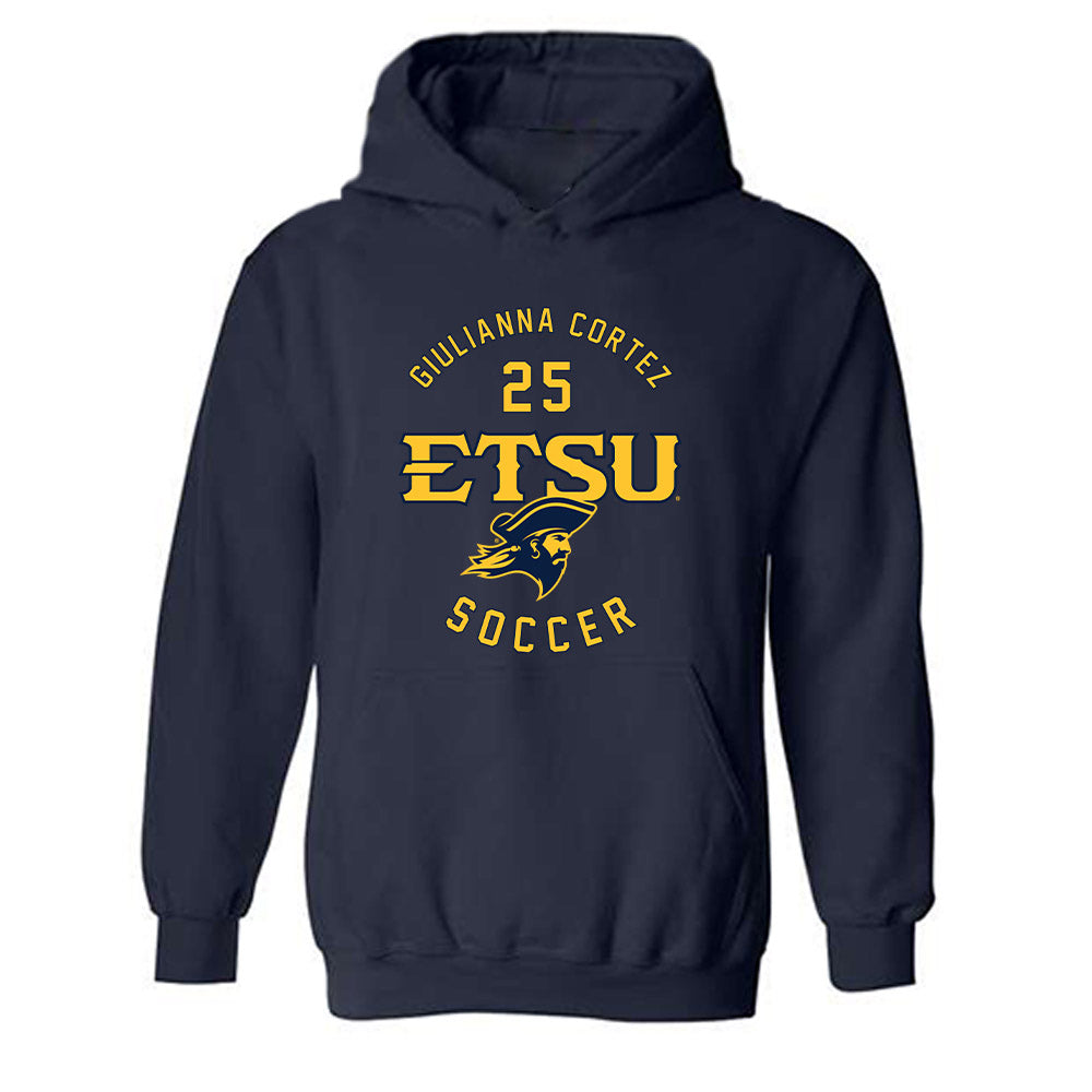 East Tennessee State - NCAA Women's Soccer : Giulianna Cortez - Classic Fashion Shersey Hooded Sweatshirt-0