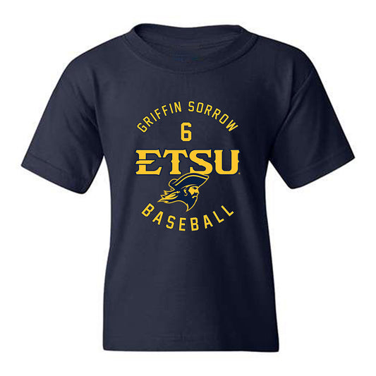 East Tennessee State - NCAA Baseball : Griffin Sorrow - Classic Fashion Shersey Youth T-Shirt-0
