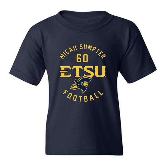 East Tennessee State - NCAA Football : Micah Sumpter - Classic Fashion Shersey Youth T-Shirt-0