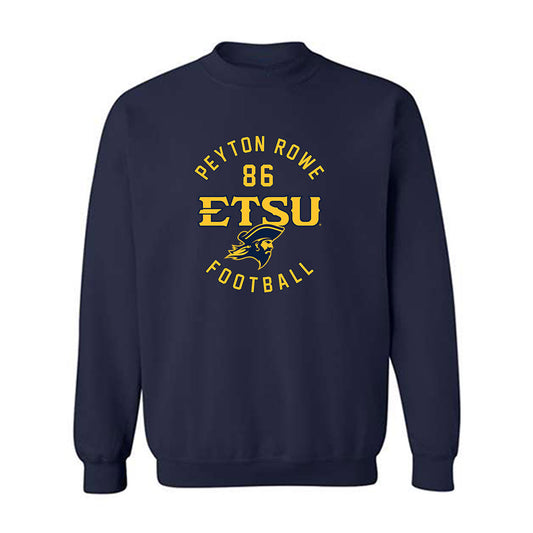 East Tennessee State - NCAA Football : Peyton Rowe - Classic Fashion Shersey Crewneck Sweatshirt-0