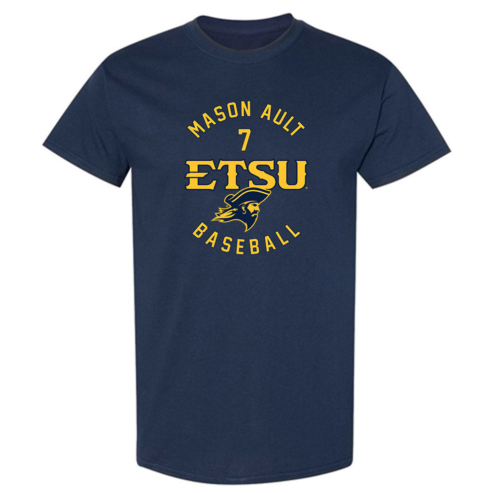 East Tennessee State - NCAA Baseball : Mason Ault - Classic Fashion Shersey T-Shirt-0