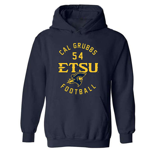 East Tennessee State - NCAA Football : Cal Grubbs - Classic Fashion Shersey Hooded Sweatshirt-0