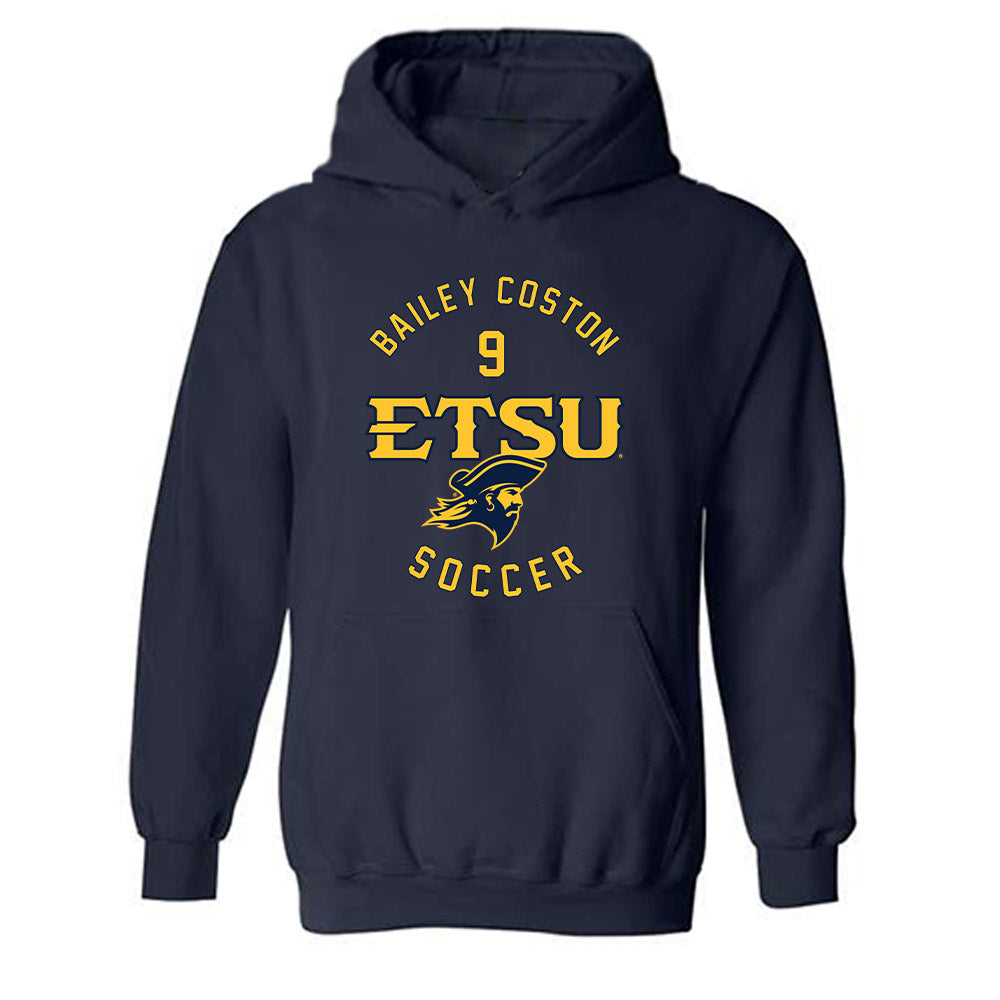 East Tennessee State - NCAA Women's Soccer : Bailey Coston - Classic Fashion Shersey Hooded Sweatshirt-0