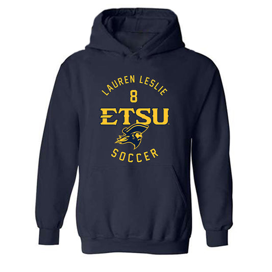 East Tennessee State - NCAA Women's Soccer : Lauren Leslie - Classic Fashion Shersey Hooded Sweatshirt-0