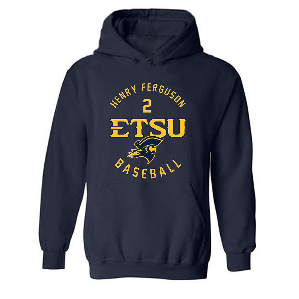 East Tennessee State - NCAA Baseball : Henry Ferguson - Classic Fashion Shersey Hooded Sweatshirt-0