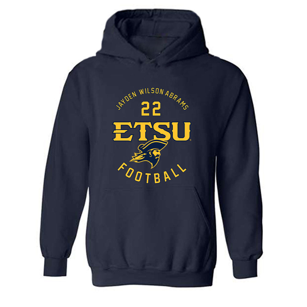 East Tennessee State - NCAA Football : Jayden Wilson-Abrams - Classic Fashion Shersey Hooded Sweatshirt-0