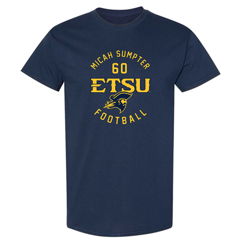East Tennessee State - NCAA Football : Micah Sumpter - Classic Fashion Shersey T-Shirt-0