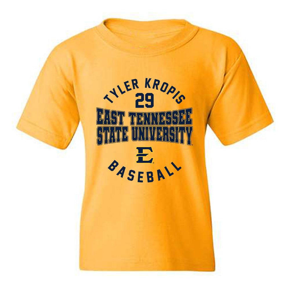 East Tennessee State - NCAA Baseball : Tyler Kropis - Classic Fashion Shersey Youth T-Shirt-0