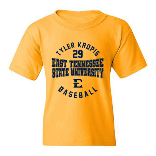 East Tennessee State - NCAA Baseball : Tyler Kropis - Classic Fashion Shersey Youth T-Shirt-0
