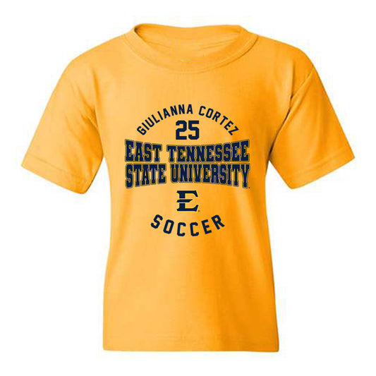 East Tennessee State - NCAA Women's Soccer : Giulianna Cortez - Classic Fashion Shersey Youth T-Shirt-0