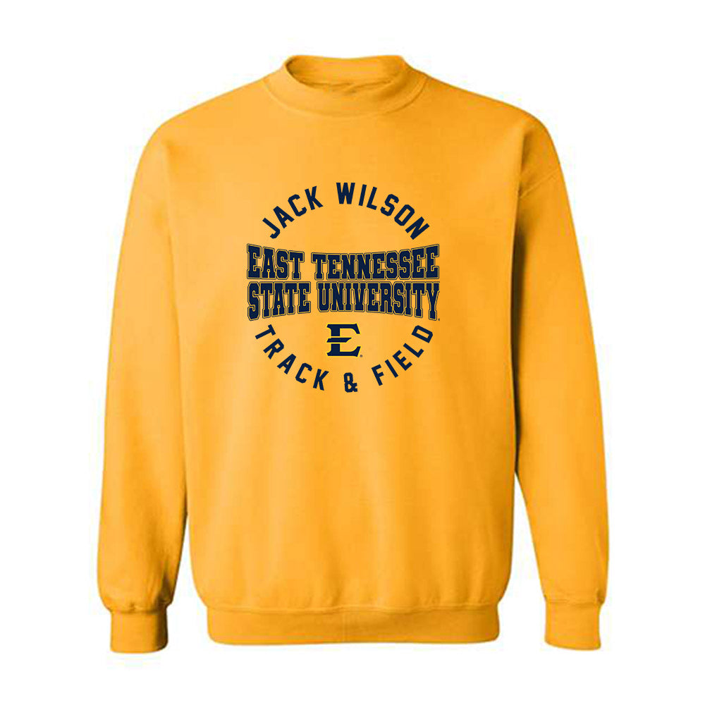 East Tennessee State - NCAA Men's Track & Field : Jack Wilson - Classic Fashion Shersey Crewneck Sweatshirt-0