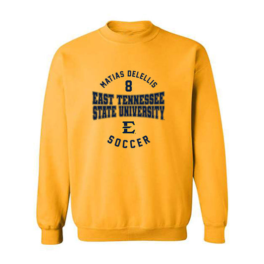 East Tennessee State - NCAA Men's Soccer : Matias Delellis - Classic Fashion Shersey Crewneck Sweatshirt-0