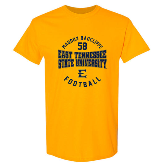 East Tennessee State - NCAA Football : Maddox Radcliffe - Classic Fashion Shersey T-Shirt-0