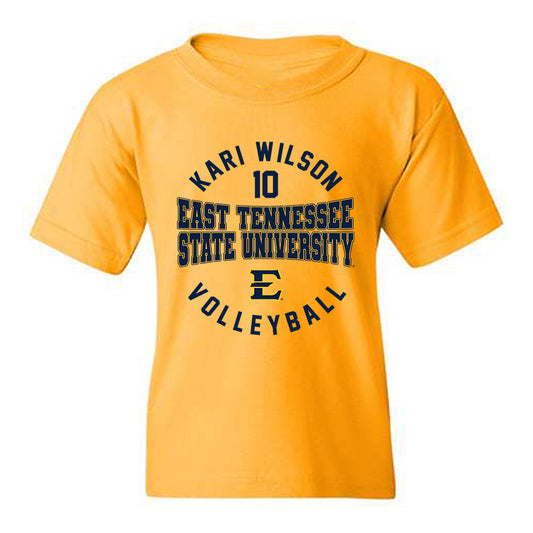 East Tennessee State - NCAA Women's Volleyball : kari wilson - Classic Fashion Shersey Youth T-Shirt-0