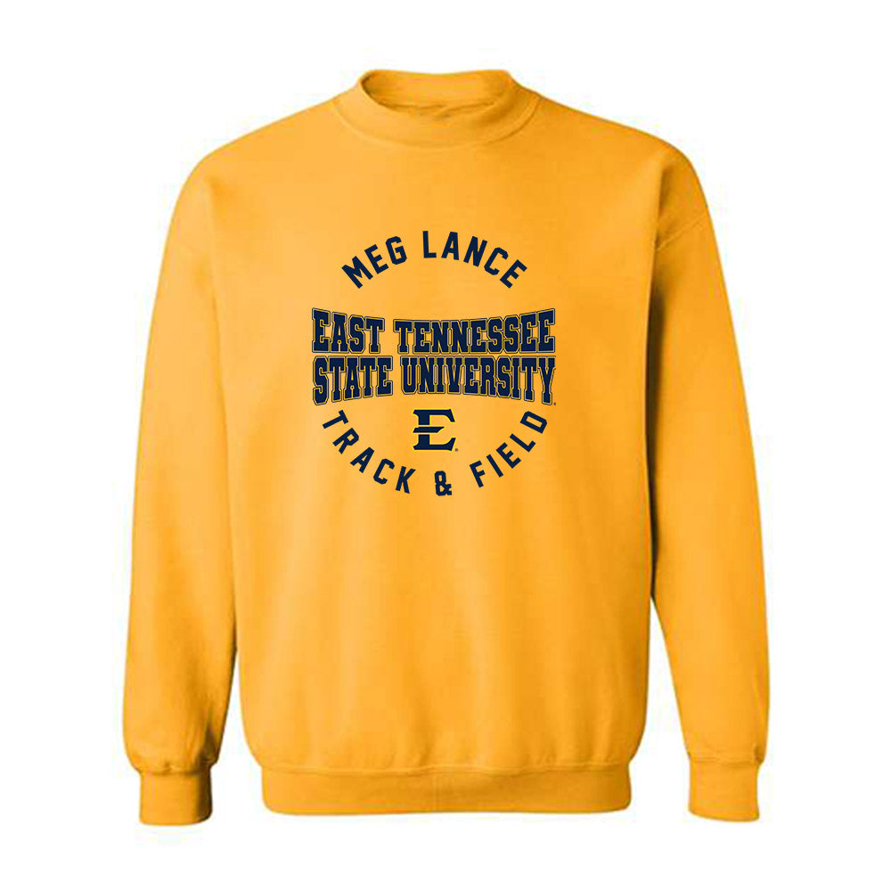 East Tennessee State - NCAA Women's Track & Field : Meg Lance - Classic Fashion Shersey Crewneck Sweatshirt-0