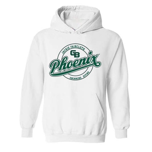 UW Green Bay - NCAA Women's Swimming & Diving : Jackie Faircloth - Classic Fashion Shersey Hooded Sweatshirt-0