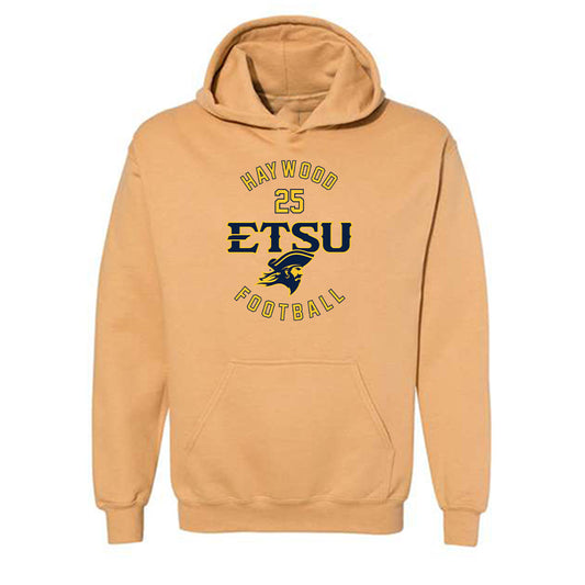 East Tennessee State - NCAA Football : Jaden Haywood - Classic Fashion Shersey Hooded Sweatshirt-0