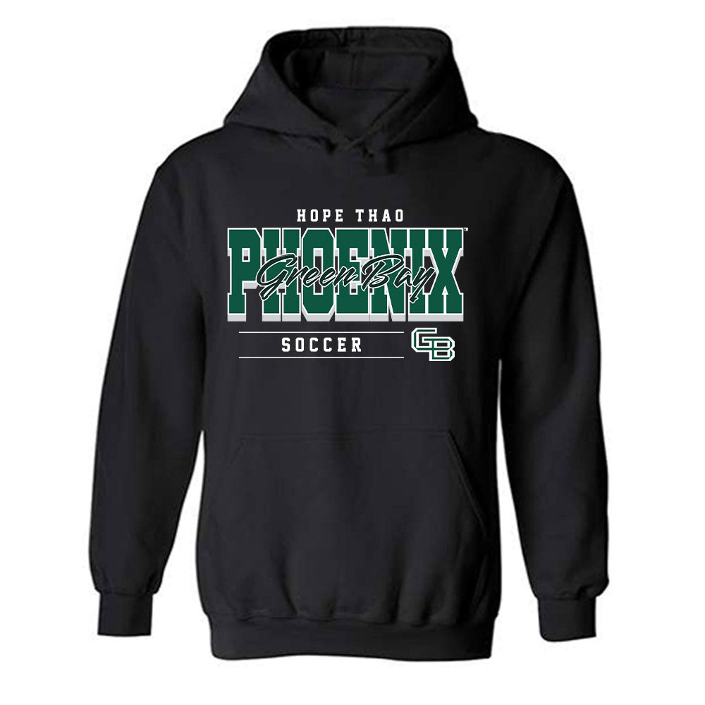 UW Green Bay - NCAA Women's Soccer : Hope Thao - Classic Fashion Shersey Hooded Sweatshirt-0