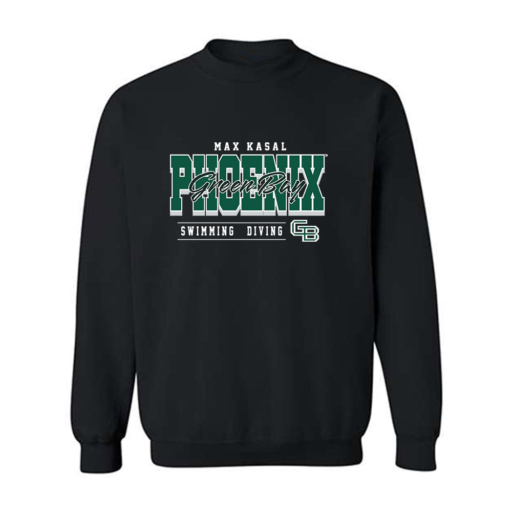  - NCAA Men's Swimming & Diving : Max Kasal - Classic Fashion Shersey Crewneck Sweatshirt-0