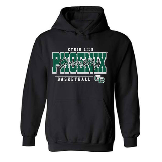 UW Green Bay - NCAA Women's Basketball : Kyrin Lile - Classic Fashion Shersey Hooded Sweatshirt-0