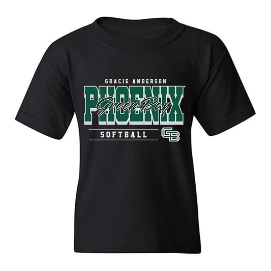UW Green Bay - NCAA Softball : Gracie Anderson - Classic Fashion Shersey Youth T-Shirt-0