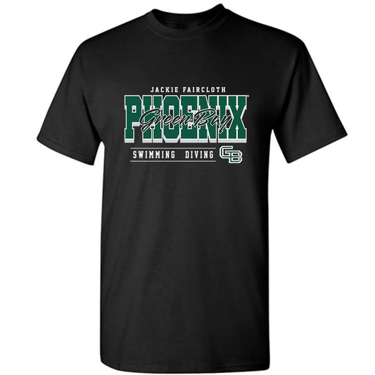 UW Green Bay - NCAA Women's Swimming & Diving : Jackie Faircloth - Classic Fashion Shersey T-Shirt-0