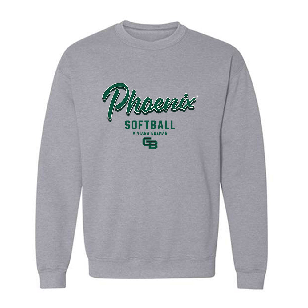  - NCAA Softball : Viviana Guzman - Classic Fashion Shersey Crewneck Sweatshirt-0