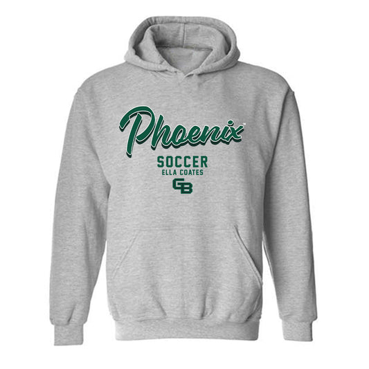 UW Green Bay - NCAA Women's Soccer : Ella Coates - Classic Fashion Shersey Hooded Sweatshirt-0