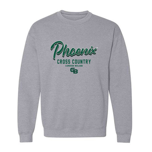 UW Green Bay - NCAA Men's Cross Country : Cameron Weiland - Classic Fashion Shersey Crewneck Sweatshirt-0