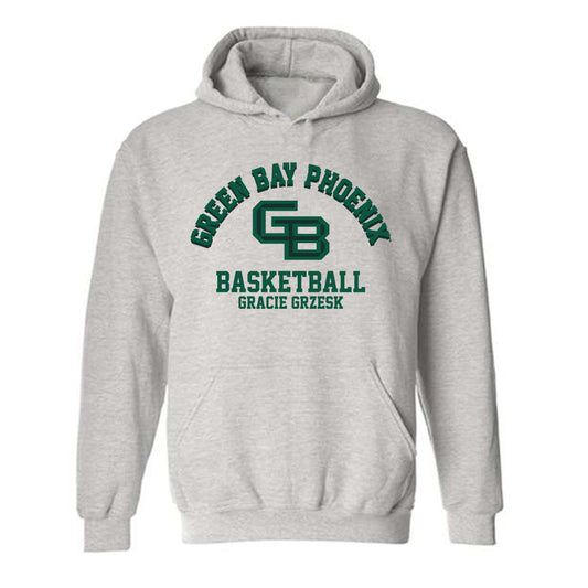 UW Green Bay - NCAA Women's Basketball : Gracie Grzesk - Classic Fashion Shersey Hooded Sweatshirt-0