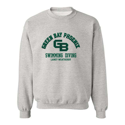 UW Green Bay - NCAA Women's Swimming & Diving : Laney Weatherby - Classic Fashion Shersey Crewneck Sweatshirt-0