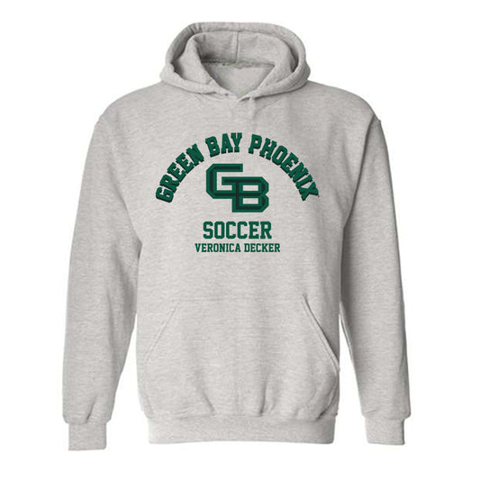 UW Green Bay - NCAA Women's Soccer : Veronica Decker - Classic Fashion Shersey Hooded Sweatshirt