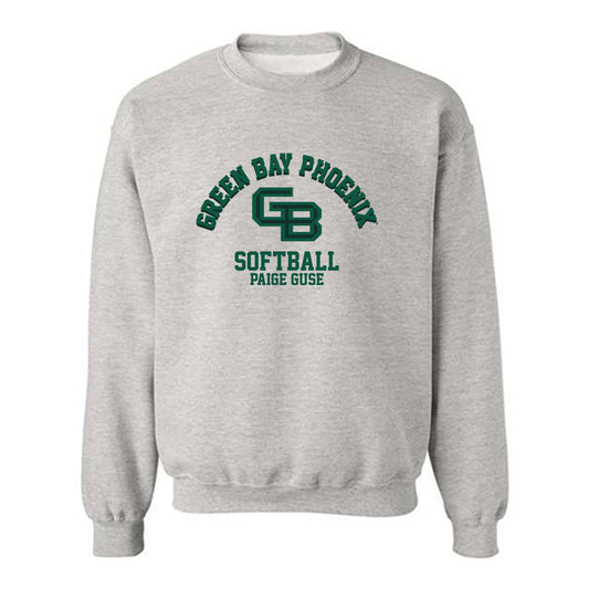 UW Green Bay - NCAA Softball : Paige Guse - Classic Fashion Shersey Crewneck Sweatshirt-0