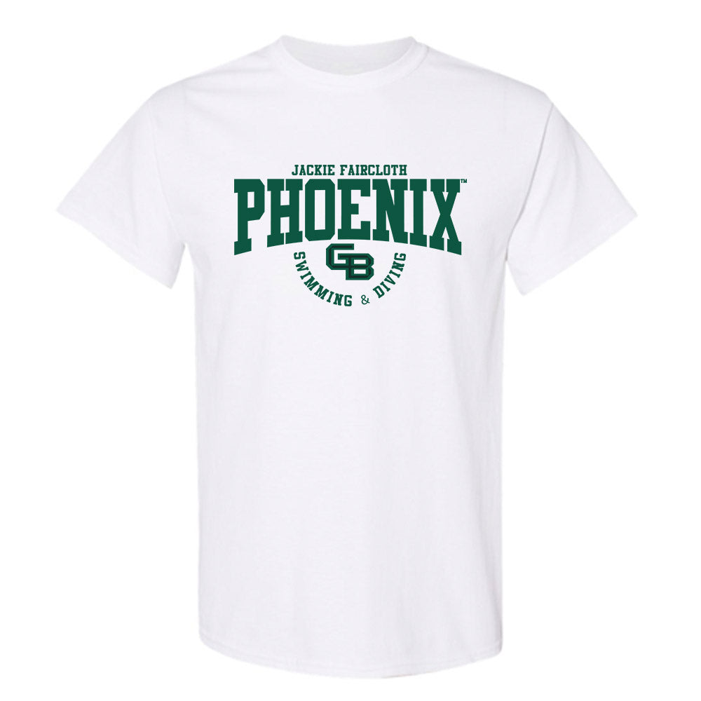 UW Green Bay - NCAA Women's Swimming & Diving : Jackie Faircloth - Classic Fashion Shersey T-Shirt-0