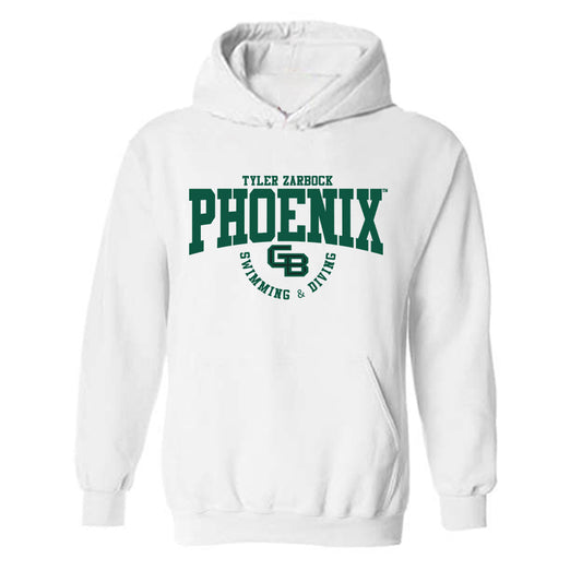 UW Green Bay - NCAA Men's Swimming & Diving : Tyler Zarbock - Classic Fashion Shersey Hooded Sweatshirt-0