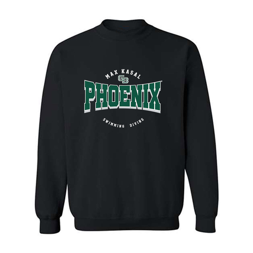  - NCAA Men's Swimming & Diving : Max Kasal - Crewneck Sweatshirt-0