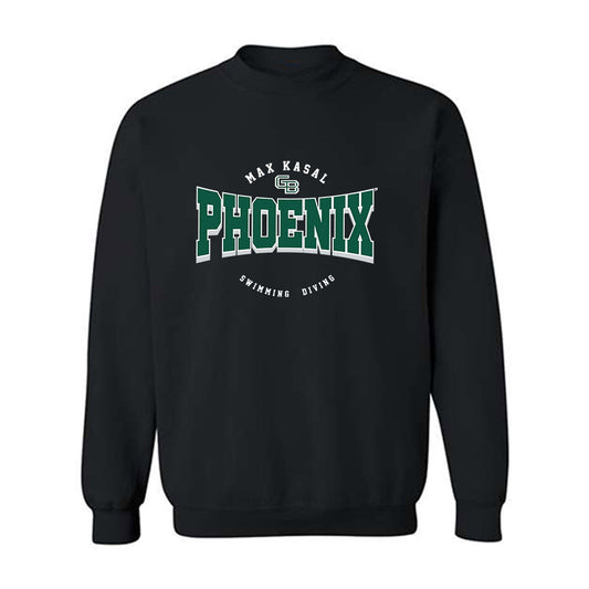  - NCAA Men's Swimming & Diving : Max Kasal - Crewneck Sweatshirt-0