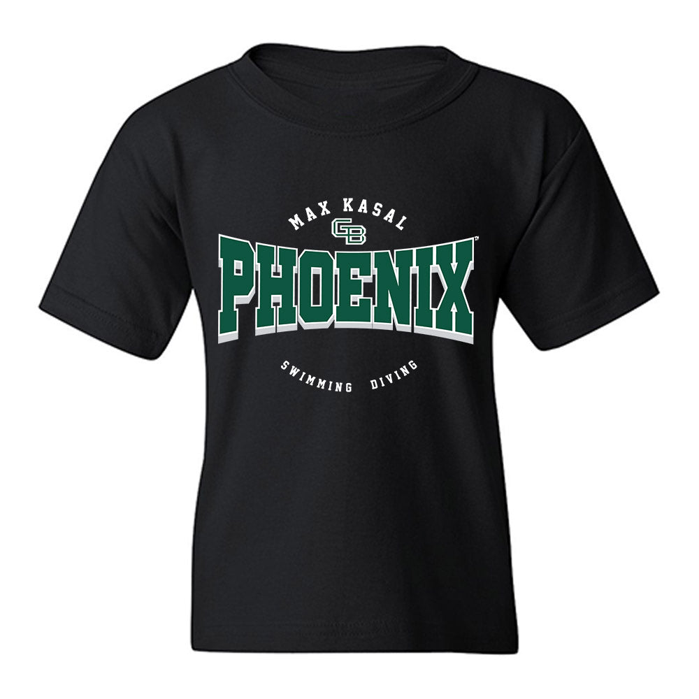  - NCAA Men's Swimming & Diving : Max Kasal - Youth T-Shirt-0
