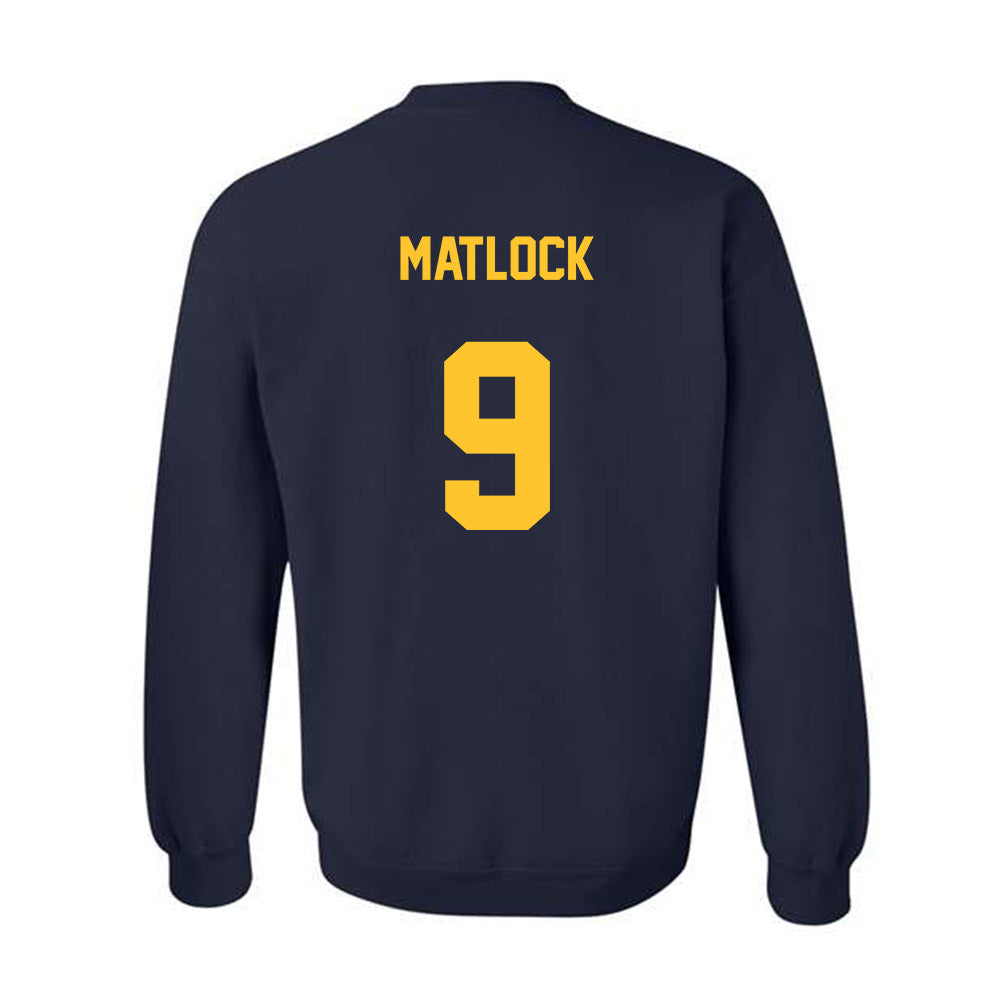 East Tennessee State - NCAA Baseball : Luke Matlock - Classic Shersey Crewneck Sweatshirt-1