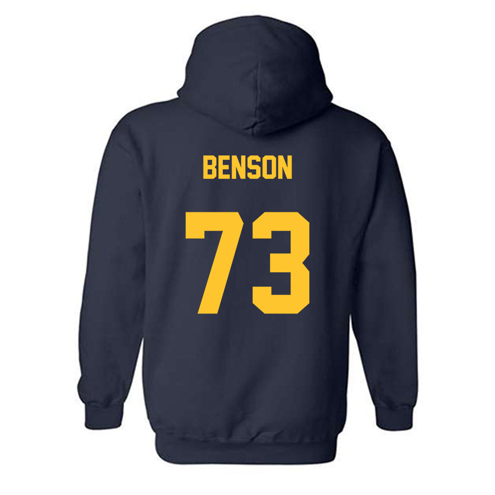East Tennessee State - NCAA Football : Joshua Benson - Classic Shersey Hooded Sweatshirt-1
